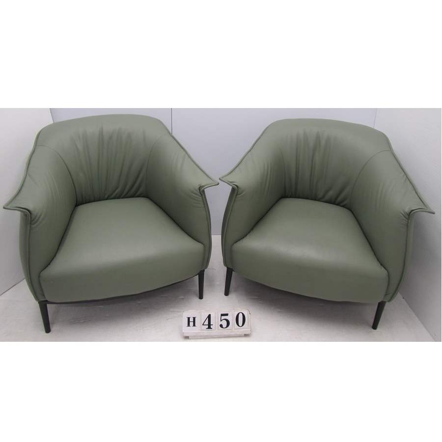 AH450  Pair of comfy armchairs.