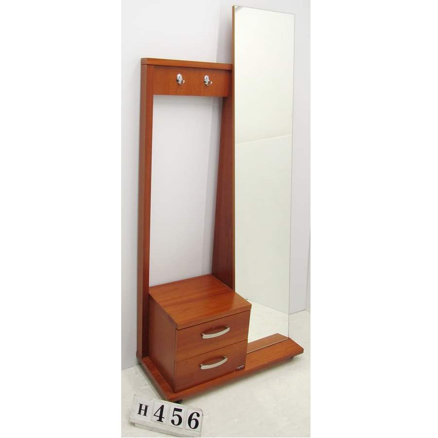 AH456  Hall stand with mirror.