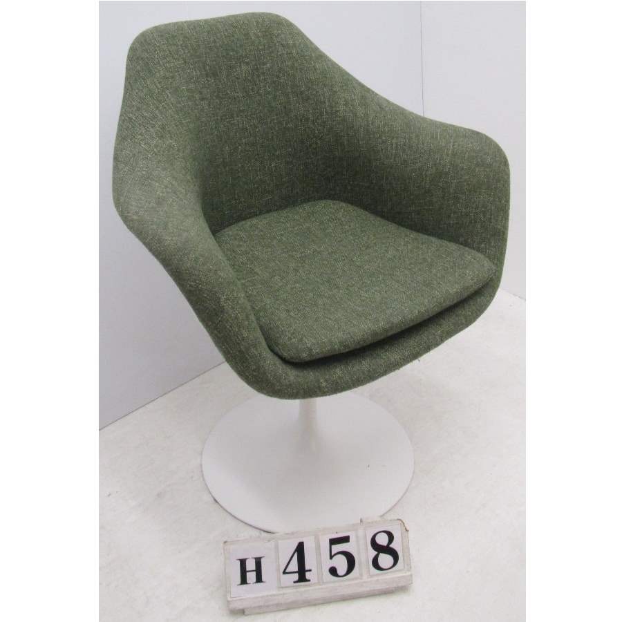 AH458  Small swivel armchair.