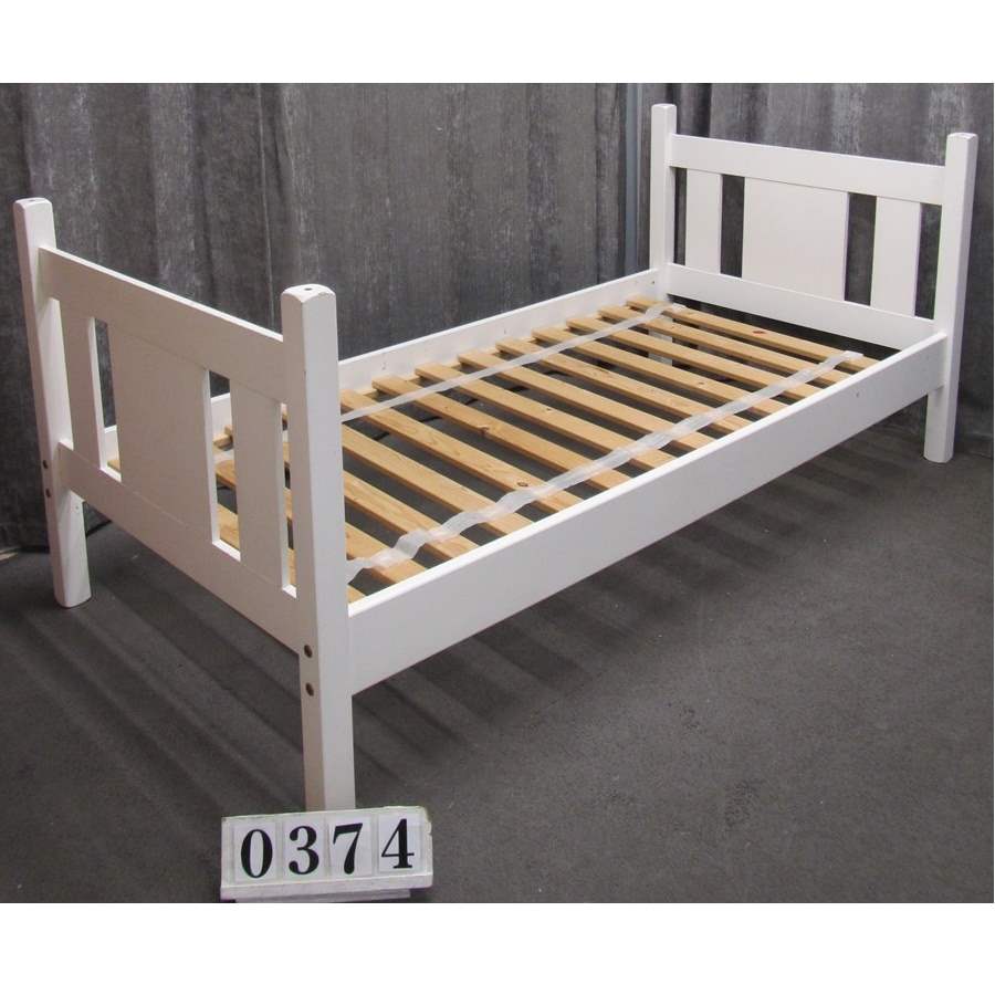 Au0374  Budget single 3ft bed frame.