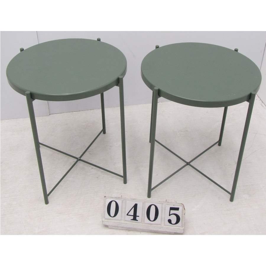 A0405  Pair of funky side tables.