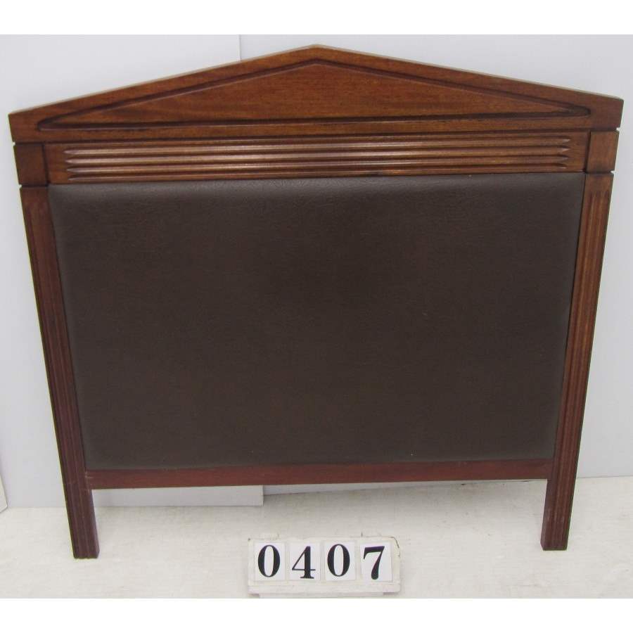 A0407  Vintage 3ft wall mounted headboard.