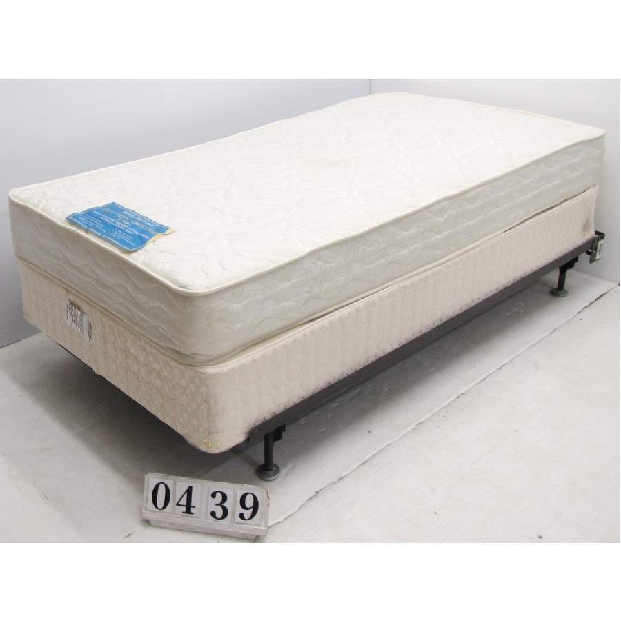 Single bed and mattress set.