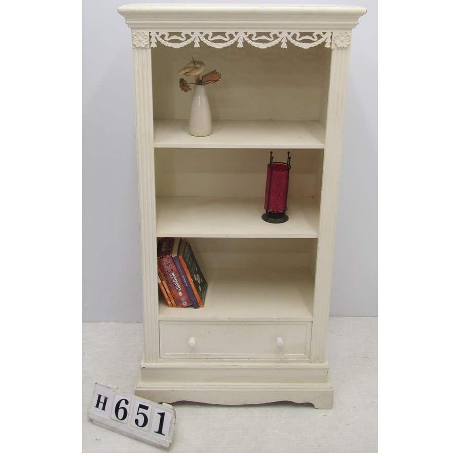 Shabby chic bookcase.