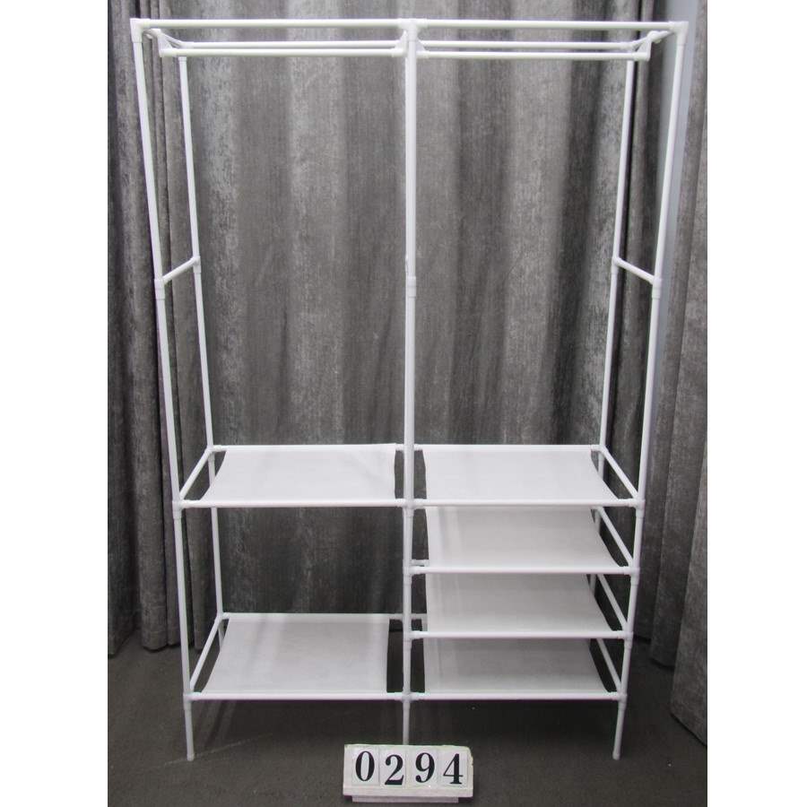 A0294  Open wardrobe / shelving unit.