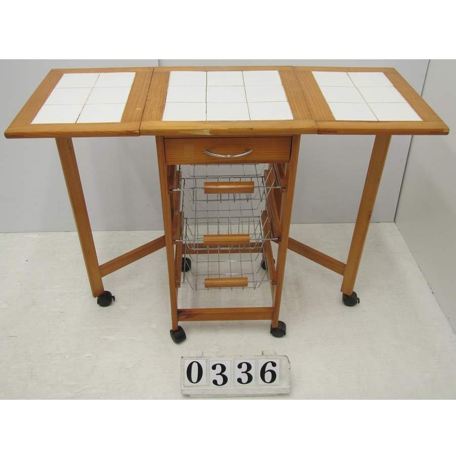 A0336  Small working station kitchen table.