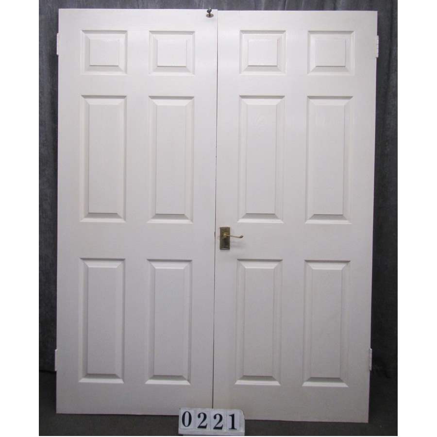 Set of internal double doors.